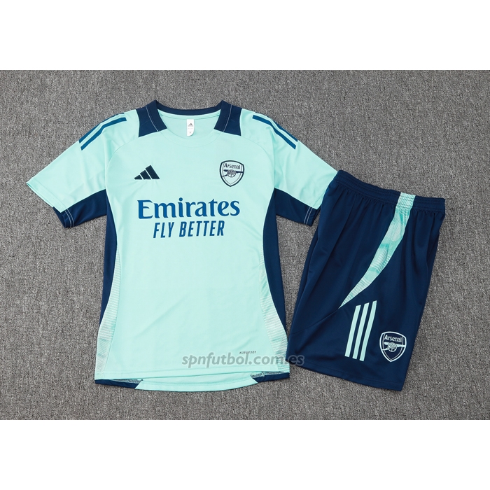 Chandal del Arsenal Manga Corta 2024-2025 Verde - Pantalon Corto